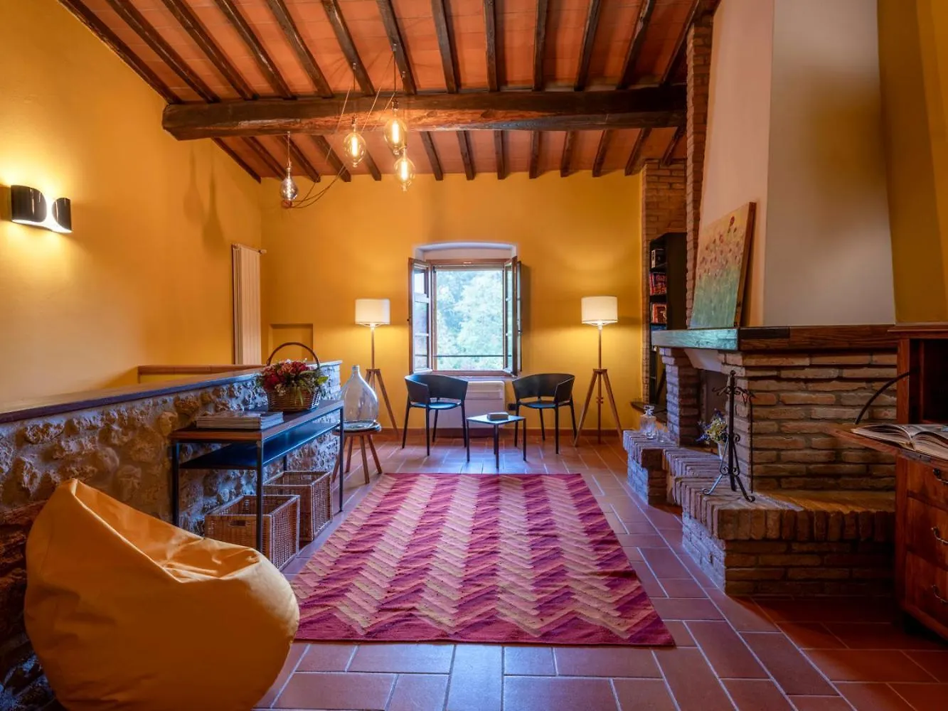 Villa Poggio Alla Staffa Poderi Foci Lägenhetshotell